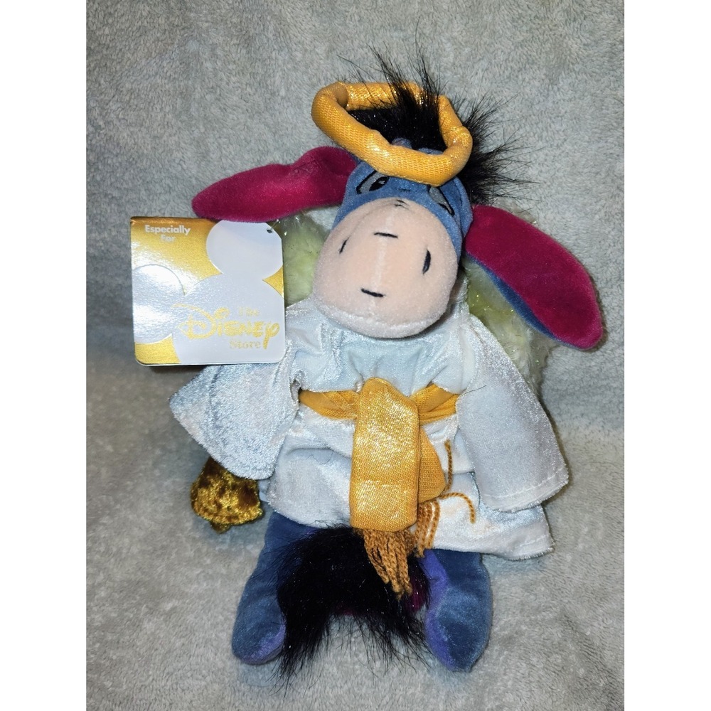 RETIRED Eeyore Plush Choir Angel Disney Store Exclusive Mini Plush 2000  NWT 🔥